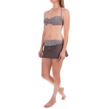 Swim Systems Bandeau Bikini Set - Skirted Bottoms (For Women)