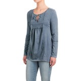 Cable & Gauge Peasant Shirt - Long Sleeve (For Women)