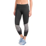 Head Fresh-Mesh Crop Leggings (For Women)