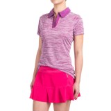 Reebok Space-Dyed Polo Shirt - Short Sleeve (For Women)