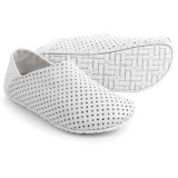 OTZ Shoes Perforated Leather Espadrilles (For Women)