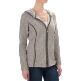 FDJ French Dressing Heather Pinstripe Hoodie - Full Zip (For Women)