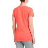 dylan Buttoned Henley Shirt - Short Sleeve (For Women)