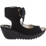 Fly London Yaffa Wedge Lace-Up Sandals (For Women)