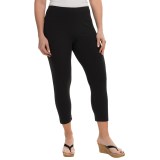 Joan Vass Classic Crop Leggings - Modal-Cotton (For Women)