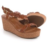 Nicole Perrie Braided Strap Wedge Sandals (For Women)