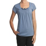 Woolrich Flannery Cotton Pointelle Shirt - Smock Front (For Women)