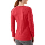 SmartWool Burnout Henley Shirt - Merino Wool, Long Sleeve (For Women)
