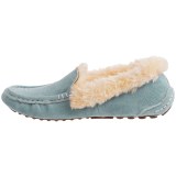 LAMO Footwear Aussie Moccasins - Suede, Faux-Fur Lined (For Women)