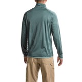 Stanley Heathered Shirt - Zip Neck, Long Sleeve (For Men)