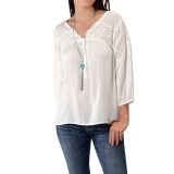 Roper Simply Lovely Peasant Top - 3/4 Sleeve (For Women)