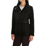 Cole Haan Outerwear Double-Breasted Wool Coat - Belted (For Women)