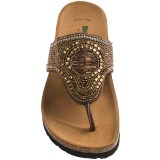 BioNatura Crystal II Flip-Flops - Leather (For Women)