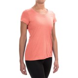 Ibex All Day Long V-Neck Shirt - Merino Wool, Short Sleeve (For Women)