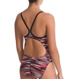 Adidas Linear Movement Vortex Back Swimsuit (For Women)