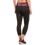 Reebok Disrupted Print Quick Capris (For Women)