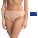 Ellen Tracy Microfiber High-Cut Brief Panties - 2-Pack (For Women)