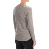 Artisan NY Heathered Jersey-Knit Shirt - Long Sleeve (For Women)