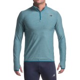 New Balance N Transit Shirt - Zip Neck, Long Sleeve (For Men)