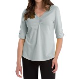 Neon Buddha Clementine Shirt - V-Neck, Elbow Sleeve (For Women)