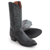 Lucchese Marsh Goat Cowboy Boots - Leather, R-Toe (For Men)