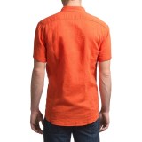 JKL Military Linen-Cotton Shirt - Short Sleeve (For Men)