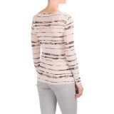 Philosophy Broken Stripe Shirt - Modal, Long Sleeve (For Women)