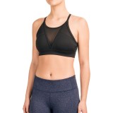 Kyodan Stretch-Mesh Sports Bra - Medium Impact, Racerback, Removable Cups (For Women)