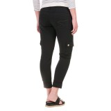 Cuffed Knit Cargo Pants (For Women)