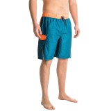 RBX Solid Swim Trunks - Built-In Briefs (For Men)