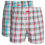 Luk Woven Plaid Boxers - 2-Pack (For Men)