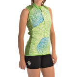 Canari Asha Cycling Jersey - UPF 30+, Full Zip, Sleeveless (For Women)