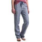 Kenar Linen Cross-Dye Twill Pants (For Women)