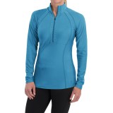 Snow Angel Doeskin Midweight Base Layer Top - Zip Neck, Long Sleeve (For Women)