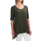 Neon Buddha Lifestyle Tee Tunic Shirt - Scoop Neck, Elbow Sleeve (For Women)
