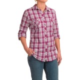 Jane Ashley Plaid Woven Shirt - Long Sleeve (For Women)