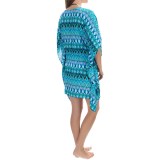 Kenneth Cole Reaction Printed Tunic Cover-Up - Short Sleeve (For Women)