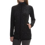 Cynthia Rowley Jacquard Cardigan Sweater - Zip Front (For Women)