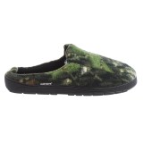 Muk Luks Camouflage Slippers - Fleece, Open Back (For Men)
