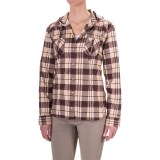 Mountain Hardwear Stretchstone Hooded Flannel Shirt - Long Sleeve (For Women)