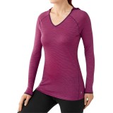 SmartWool NTS Micro 150 Hooded Base Layer Top - Merino Wool, Long Sleeve (For Women)