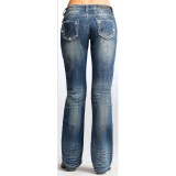 Rock & Roll Cowgirl Rhinestone Riding Jeans - Bootcut (For Women)