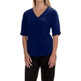 Neon Buddha Clementine Shirt - V-Neck, Elbow Sleeve (For Women)