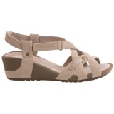 Merrell Revalli Cross Sandals - Suede, Wedge Heel (For Women)