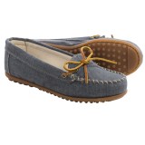 Minnetonka Canvas Moccasins (For Women)