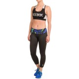 Reebok Disrupted Print Quick Capris (For Women)