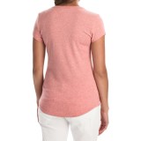 Cynthia Rowley Pima Cotton-Modal V-Neck T-Shirt - Short Sleeve (For Women)