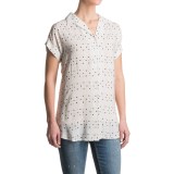 Max Jeans Muscle Blouse - Short Sleeve (For Women)
