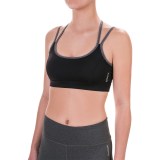 Reebok Victor Strappy Sports Bra - Medium Impact, Removable Cups (For Women)