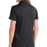 EP Pro Fancy That Polo Shirt - Zip Neck, Short Sleeve (For Women)